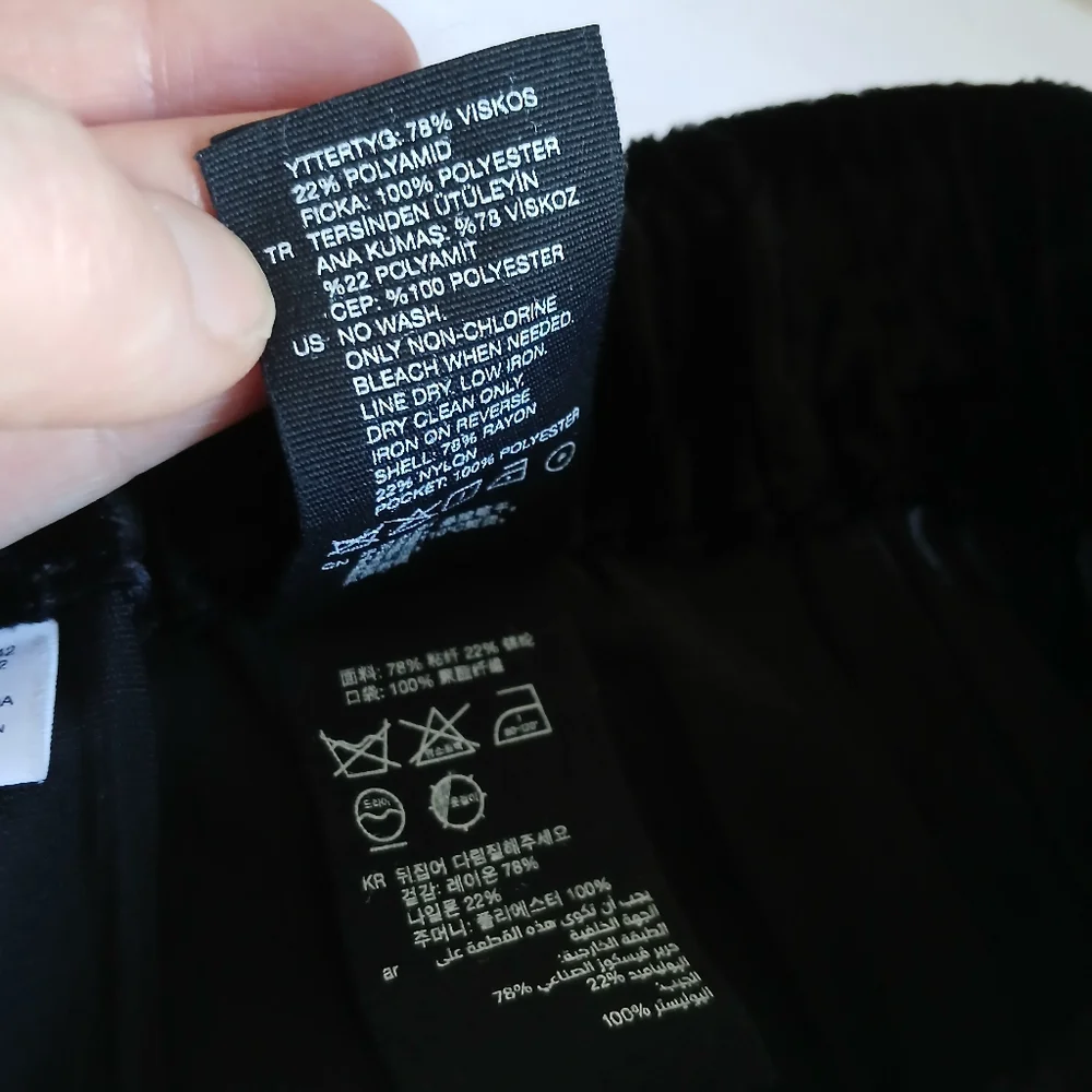 & Other Stories Black Wide Leg Pants - Picture 7 of 15